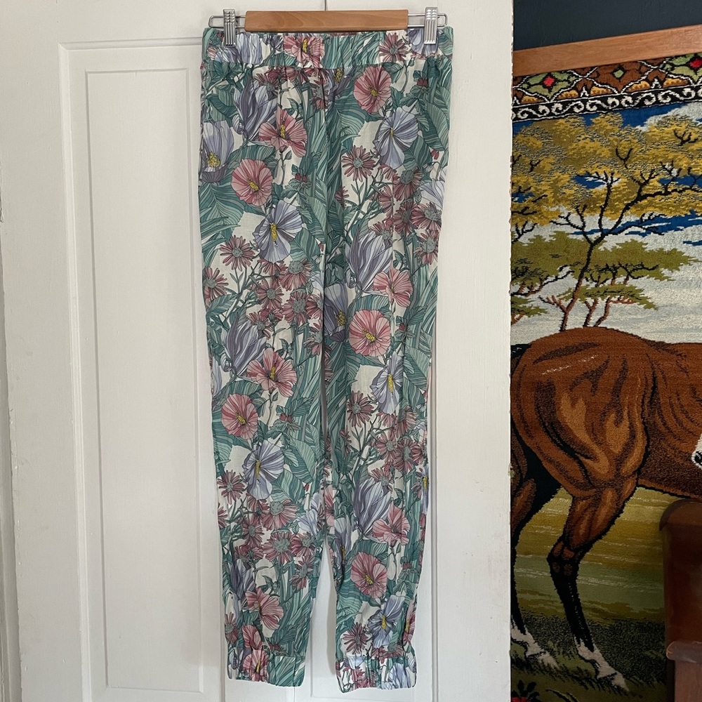 Tory Burch Multicolor Floral Pants